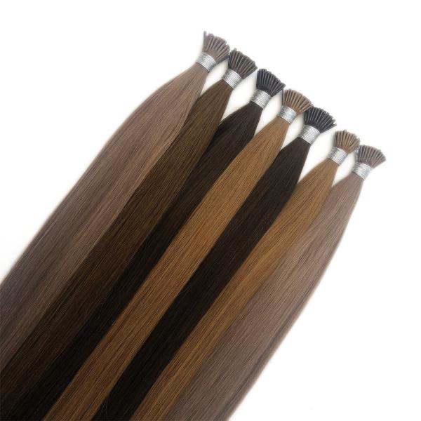 Italian Keratin Glue Bond I Tip Hair Extensions 100% Human Hair Double Drawn Remy Hair