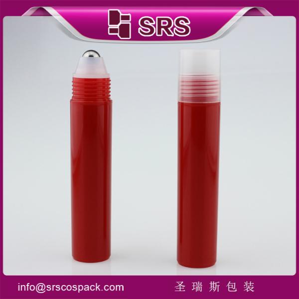 high quality and colorful steel roller ball plastic cap cosmetic bottle product