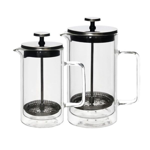 High Borosilicate Transparent Glass Jugs Coffee Milk Frother French Press Tea Maker