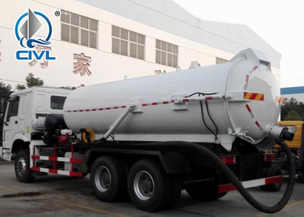 18CBM 336hp Vacuum Suction Sewer Cleaning Truck 6x4 Desiel Fuel Type