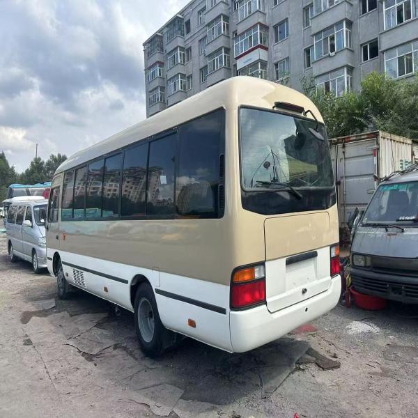 Used 1HZ Toyota Coaster Bus City Shuttle 21 Passenger 6 cylinder