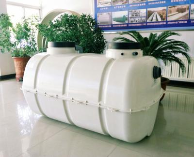 Fiber Reinforce Plastic Septic Tank Water Treatment 256W 15 M³ Volume