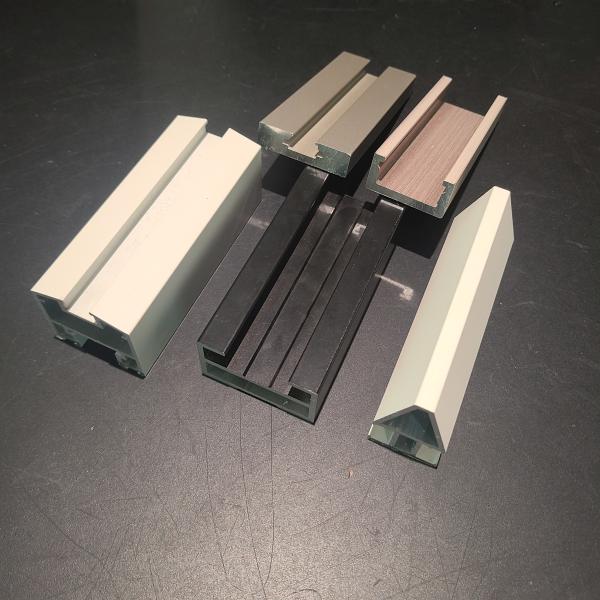 Дверь окна белого квадрата алюминиевая вокруг алюминиевого штранг-прессования