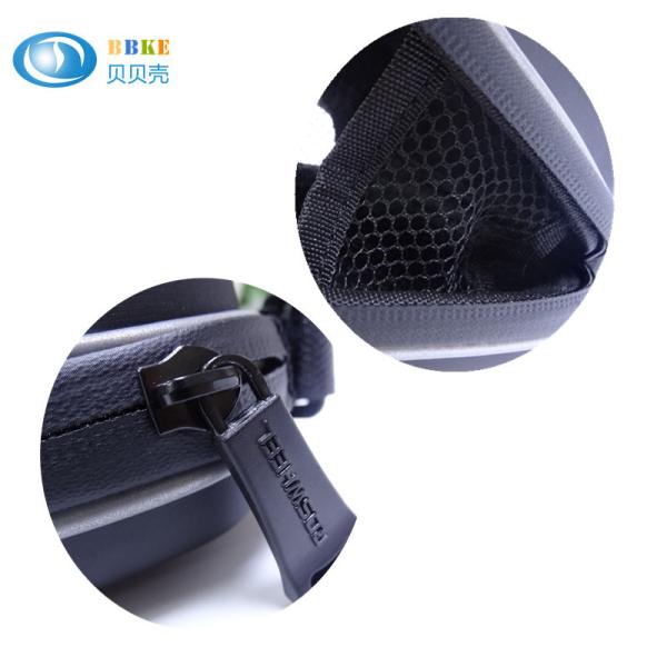 Black Color Mini PU Bike Saddle Bags , Under Bicycle Saddle Bags Waterproof
