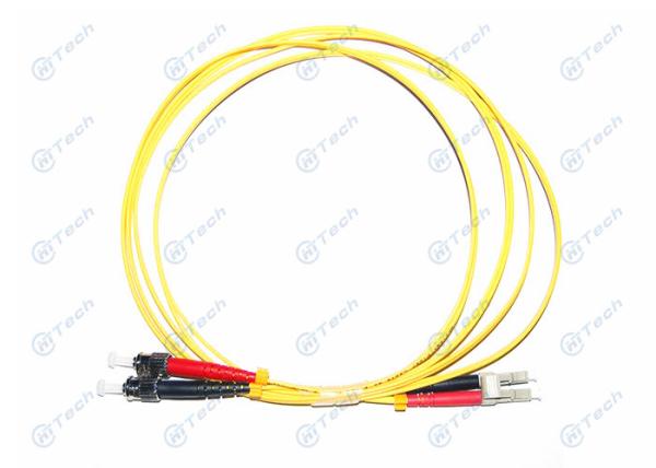 Large Return Loss ST To LC Single Mode Fiber Patch Cable Inner Ceramic Ferrule