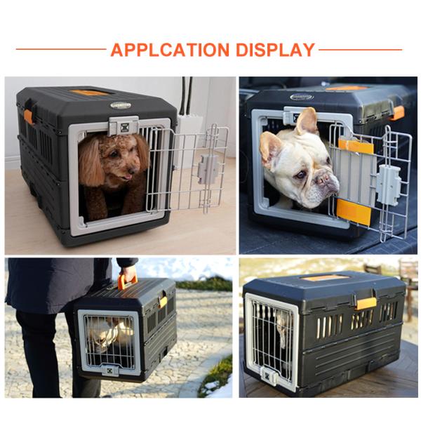 Клеть любимца складной пластиковой несущей полета перемещения любимца портативная путешествуя коробка клетки собаки