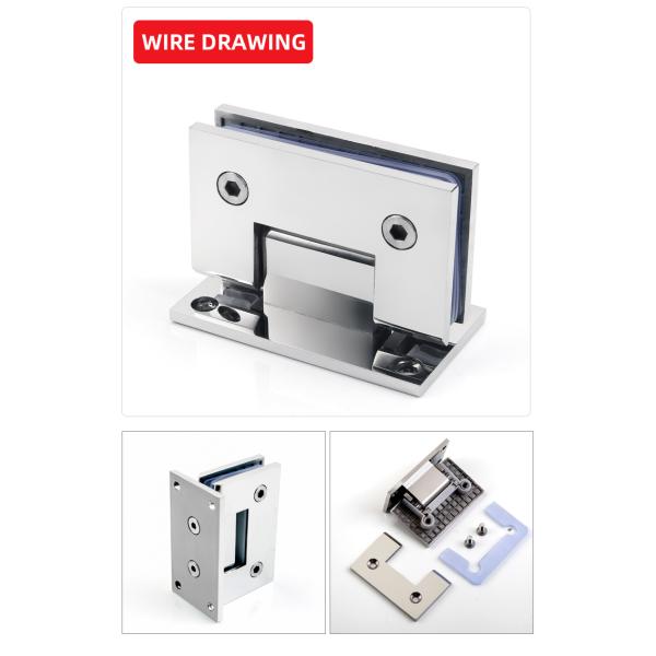 560г Хромированная стена на стекло Завеса Сдвижная Душевая дверь Завеса для 8-12 мм стекла