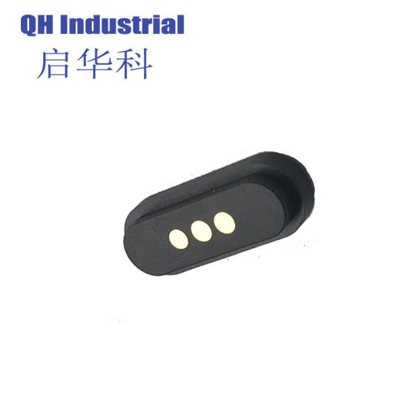 3Pin Waterproof Battery Connector Magnetic Micro Singapore USB Connectors Waterproof Battery magnetic pogo pin