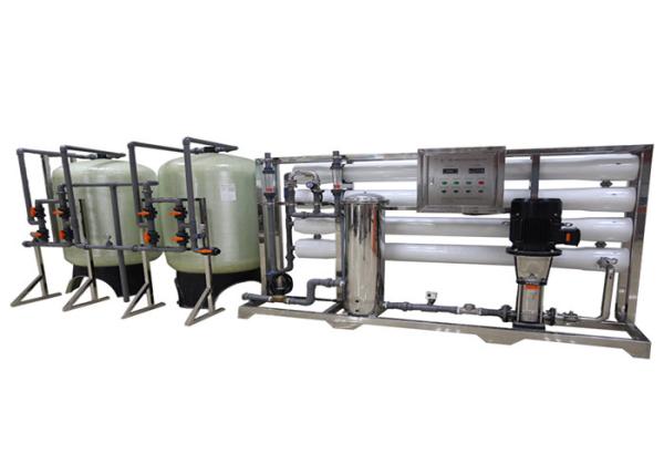 Manual Control RO Water Purifier Machine , Pure Drinking Water Treatment System 8000 LPH