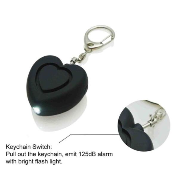 125 Db Loud Safety Sound Personal Alarm For Elderly Men Children Anti Wolf 40g