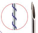 Ajuste absorbible del cuerpo del hilo de la elevación de cara del tornillo 26G 38m m del tornado PDO