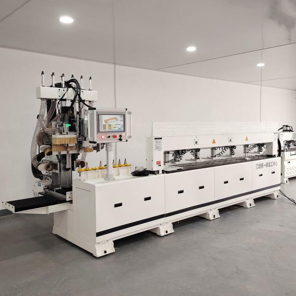 Automatic Thickness Measurement Wood Boring Machine CNC Drilling And Milling Center
