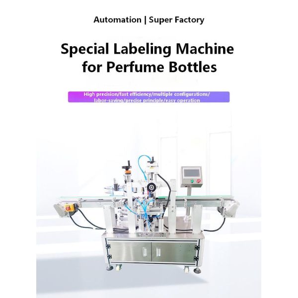 Full Automatic Round Bottle, square Bottle, Flat Bottle, Various Bottle Types,  Glass Bottles Applicable Labeling Machine CH-302D1