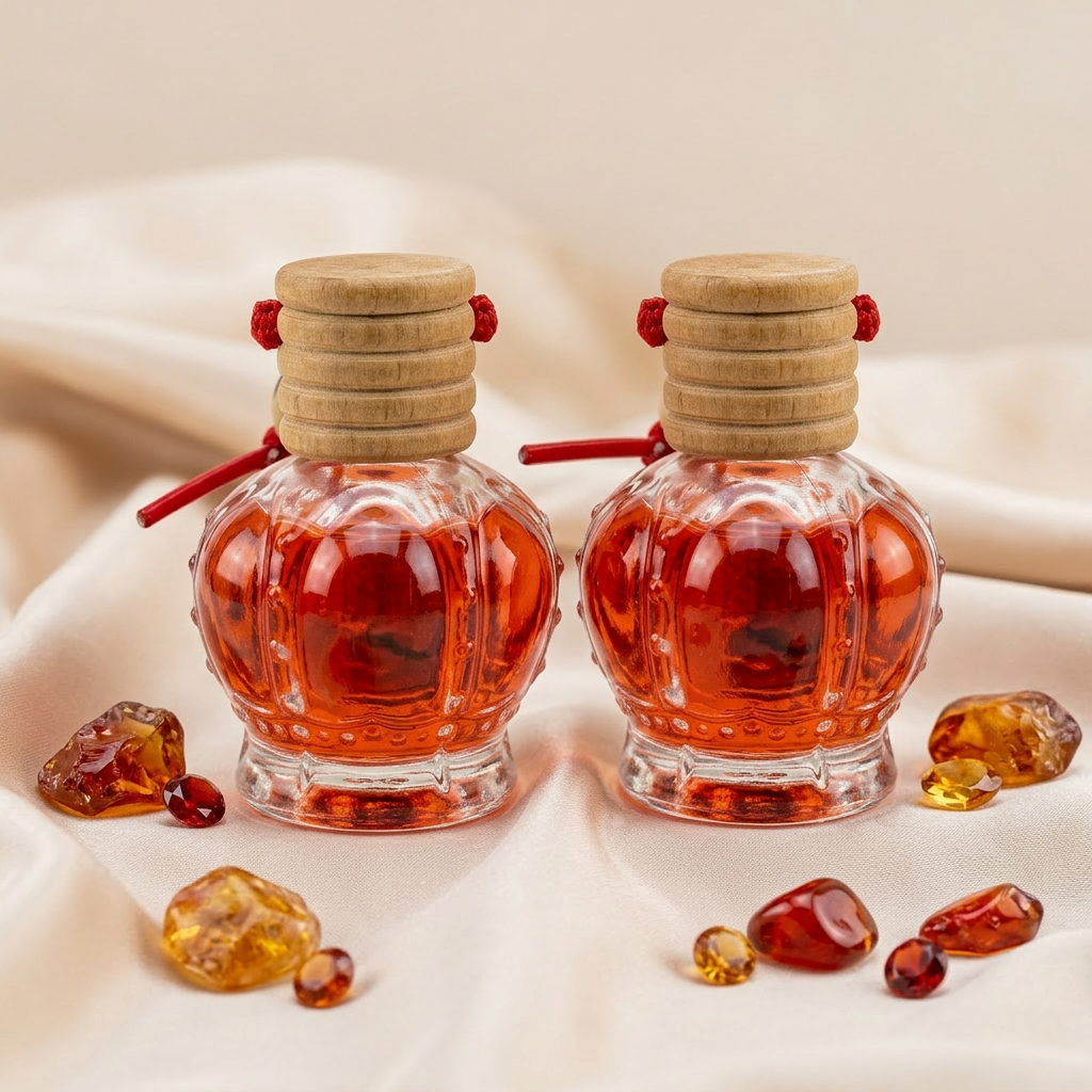 Anding Mini 8ml Automatic Diffuser Refill High Quality Luxury Glass Empty Hanging Car Perfume Diffuser Bottle