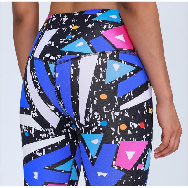 87%Nylon And 13%Spandex Cute Yoga Clothes 280gsm Printed Yoga Leggings