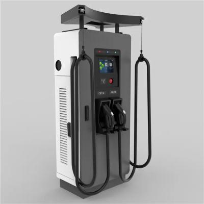 60KW DC Fast EV Charger RFID DC GBT CCS1 CHAdeMO CCS2 Fast EV Charger Ocpp EV Floor Mounted Charger