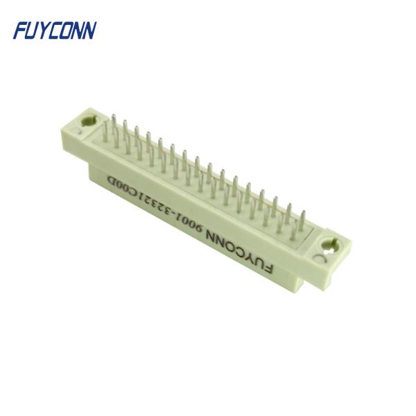 Conector 8 de Eurocard de 2 fileiras 16 32 conector fêmea reto do RUÍDO 41612 do PWB 2x16P 32pin do Pin