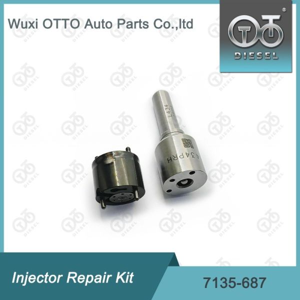 Nozzle Valve Kit 7135-687 Injector Repair Kit With Nozzle L434PRH And Valve 28309994