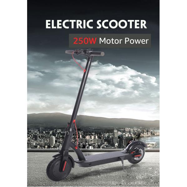 250W 2 Wheel E Scooter , Folding 8.5 Inch Mini Electric Scooter Max Speed 30km/H