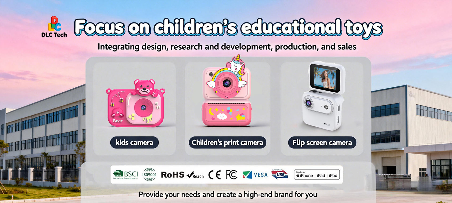 Kids Camera Unicorn Design 4K Video <2