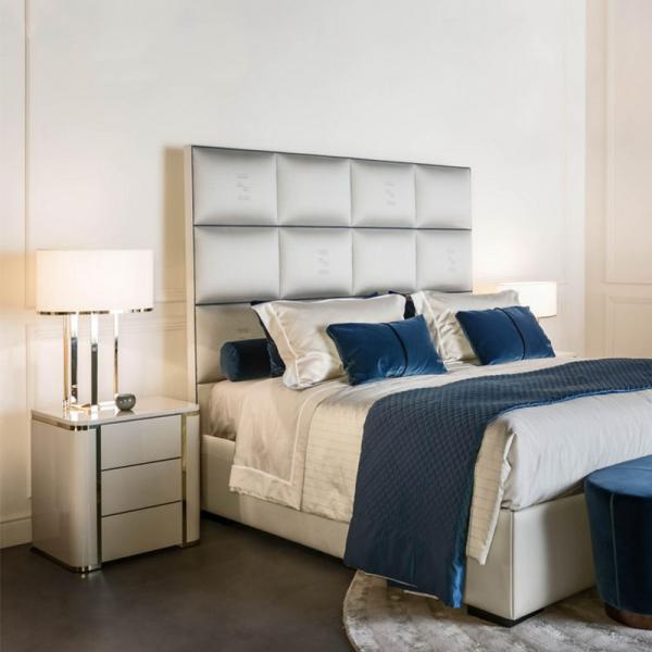 Quarto lateral contemporâneo 450mm moderno ornamentado da tabela de Nightstand 0.55m da gaveta