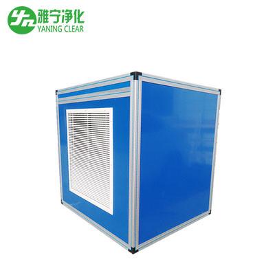 Blue Powder Coating Exhaust Air Unit , Fresh Air Unit / Booster Box Adjustable Pressure