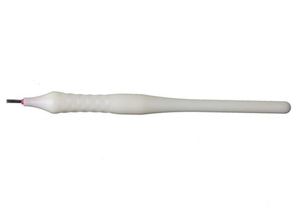 Comprimento manual branco da pena da tatuagem da lâmina #21 redonda/da pena 13CM proteção da sobrancelha