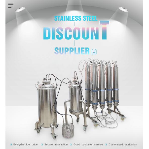 Flange Inlet / Outlet Classic Water Filter Cartridges for Wide Range Water Cleaning