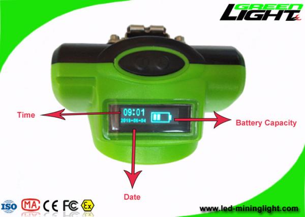LED High Brightness Miners Cap Lamps Cordless GLC-6 Digital Portable IP68 3.7V
