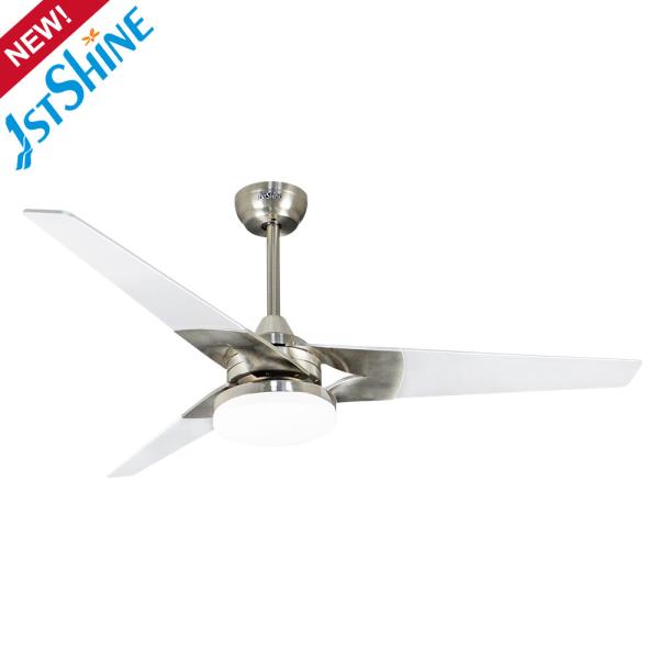 52 polegadas 3 lâminas refrigeração de ar LED ventilador de teto luz com controle remoto e lâminas de MDF
