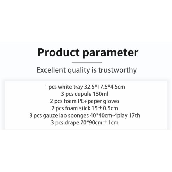 Disposable Medical Surgical Sterile Basic Dressing Set Wound Dressing Set Kit Dressing Pack Made In China