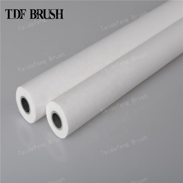 White PVA Sponge Brush Roller Rubber Roller Brush For Glass Cleaning Machine