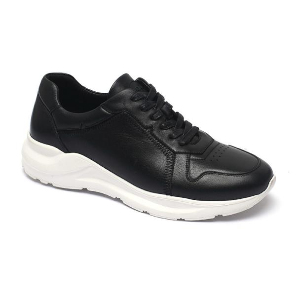 BRUNO VIERO Breathable anti odor Mens Leather Sneakers