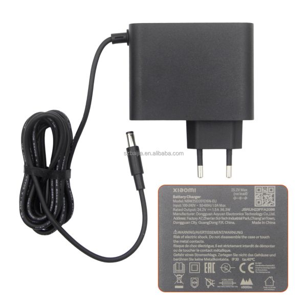 24.2V 1.5A EU Plug Xiaomi Scooter Charger 36.3W 4 Go Mi Scooter Charger