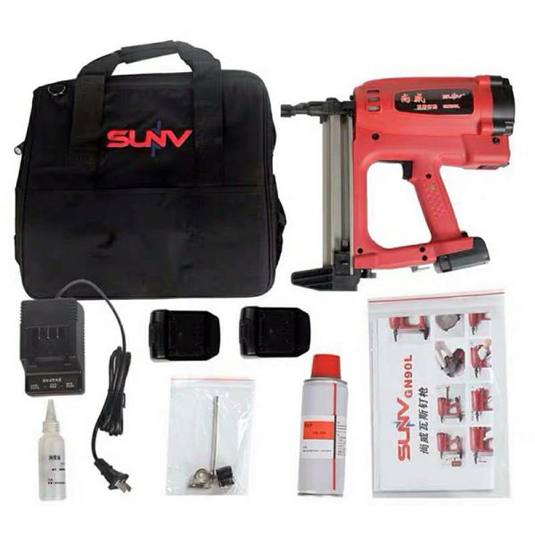Versatile Cordless Gas Actuated Tool for Concrete Construction Li-ion Battery Powered