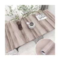 Geometric Pattern Decorative Self Adhesive Vinyl Film Wood Grain Wallpaper for Furniture Cabinet Countertop and Shelf