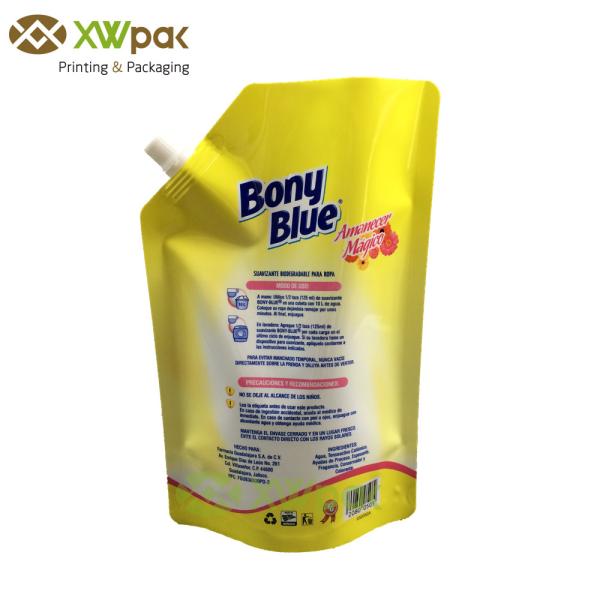 Beverage Plastic Bag Fruit Juice Stand Up Liquid Pouches Water Drinking Metalized Pouch