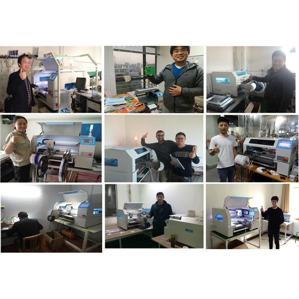 High Accuracy 6 Kinds Desktop SMT Pick And Place Machine Charmhigh PCB Assembly Line