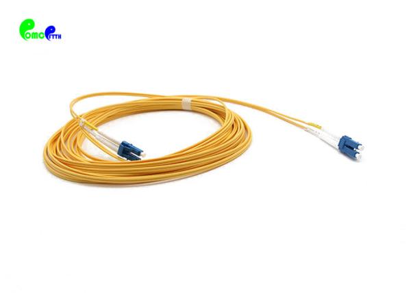 OS2 LC UPC - LC UPC Fiber Patch Cables  Duplex 10m G657A2 9 /125  LSZH Yellow  IL