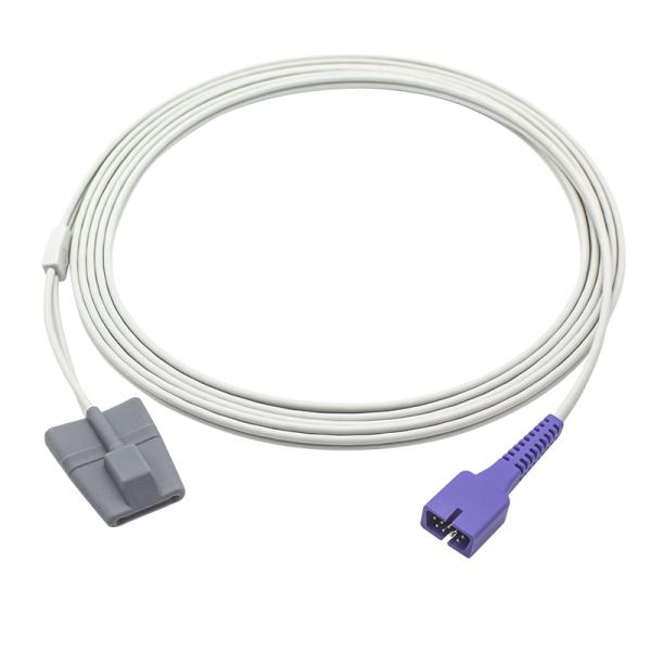 N-ellcor DS-100A SpO2 Sensor Oxi-max Tech 9Pin Adult Finger Clip SpO2 Probe