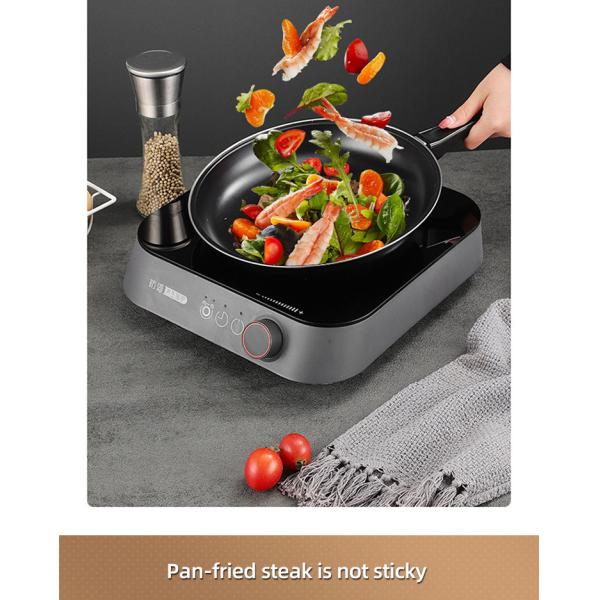 Wholesale TOP Seller 9-Inch Cooking Pot Non Stick Fry Pan Cookware Cast Iron Frying Pans With Anti-Heat Handle