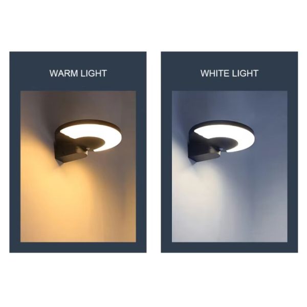 Outdoor Solar Wall Light with Motion Sensor IP65 Waterproof LED for Garden & Fence