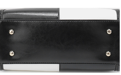 Famous Brand Contrast Color Grid Platinum Bag , Women ' S Over Shoulder Handbags