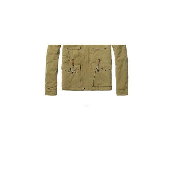 Stylish wholesale blank casual mens cotton cargo jacket made in china
