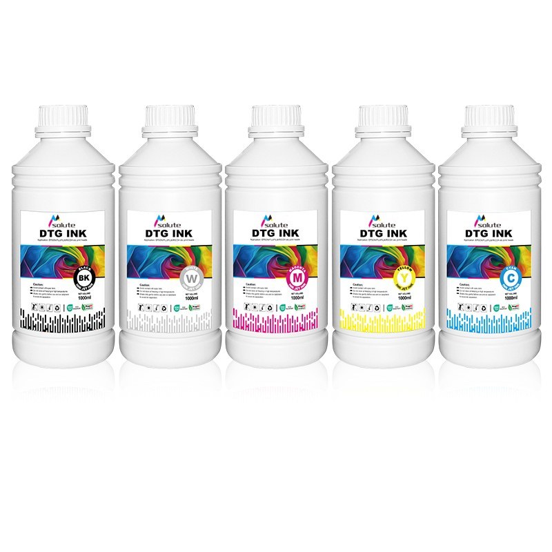 Vibrant Colors Pigment Based Ink For Cutting Pieces Garments DTG Printing