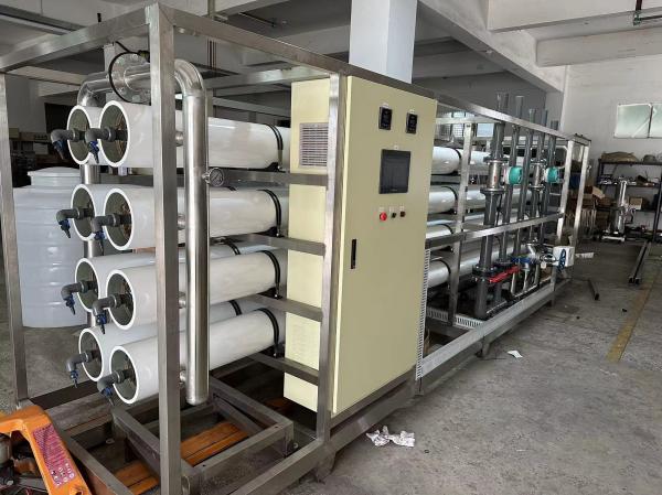 Morui 15m3 Two Stages High Salt Rejection Reverse Osmosis Plant with 15000L/Hour Capacity and Stainless Steel 304/316 Construction