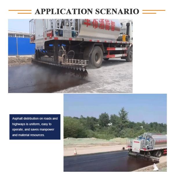 Spreader Width Small Bitumen Sprayer Truck Water Tanker Truck Intelligent Asphalt Distributor