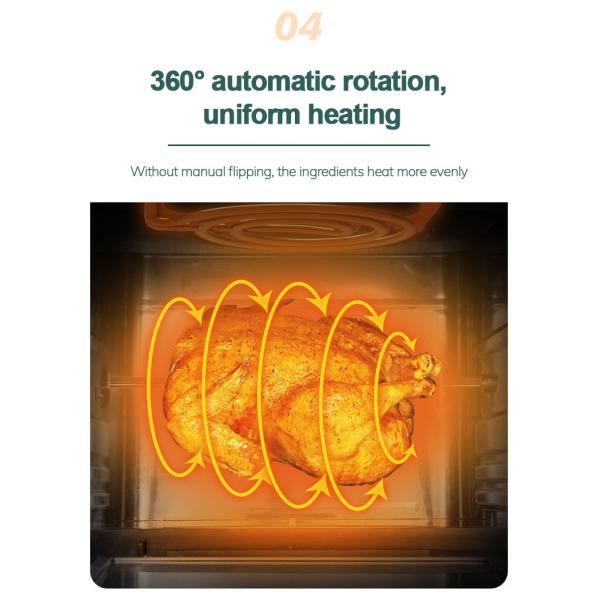 12L Multi Function Toaster Oven Air Fryer 1600W 12.7qt Large Capacity