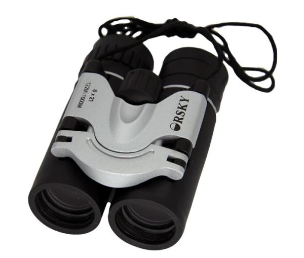 Roof Prism Compact Lightweight Binoculars With Easier Hold Rubber Armoring