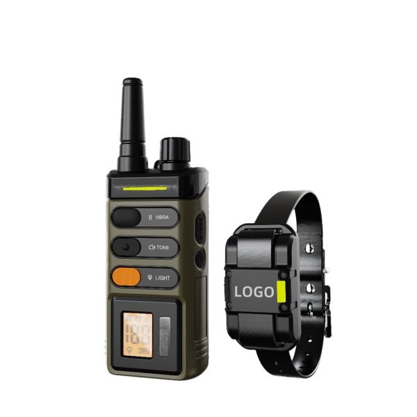 Eco-Friendly Fashionable Waterproof Electric Guard Shock Collar Stylish Nylon Plastic Remote Dog Training Supplies